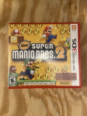 New Super Mario Bros 2-Nintendo 3DS-Game, Case, & Art-TESTED & WORKS