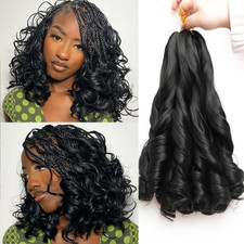 French Curl Braiding Hair 12 Inch Curly Braiding Hair 8 Packs Pre Stretched Fren