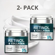 2-Collagen Cream for Face with Retinol and Hyaluronic Acid - Facial Moisturizer