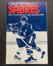 Vintage 1972-73 Buffalo Sabres Pocket Schedule & Scorecard