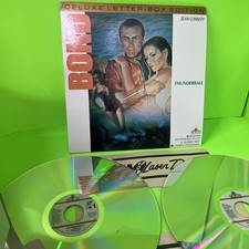 James Bond 007 Thunderball Laserdisc Letter- box 2 disc set