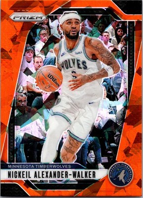 2024-25 Panini Prizm #135 Nickeil Alexander-Walker Prizms Orange Ice