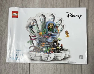 Lego 43225 Disney Little Mermaid Royal Clam Shell Instruction Manual - Image 1 of 4