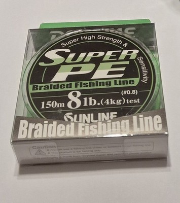 SUNLINE Super PE Braid Dark Green 150m 8lb #0.8PE