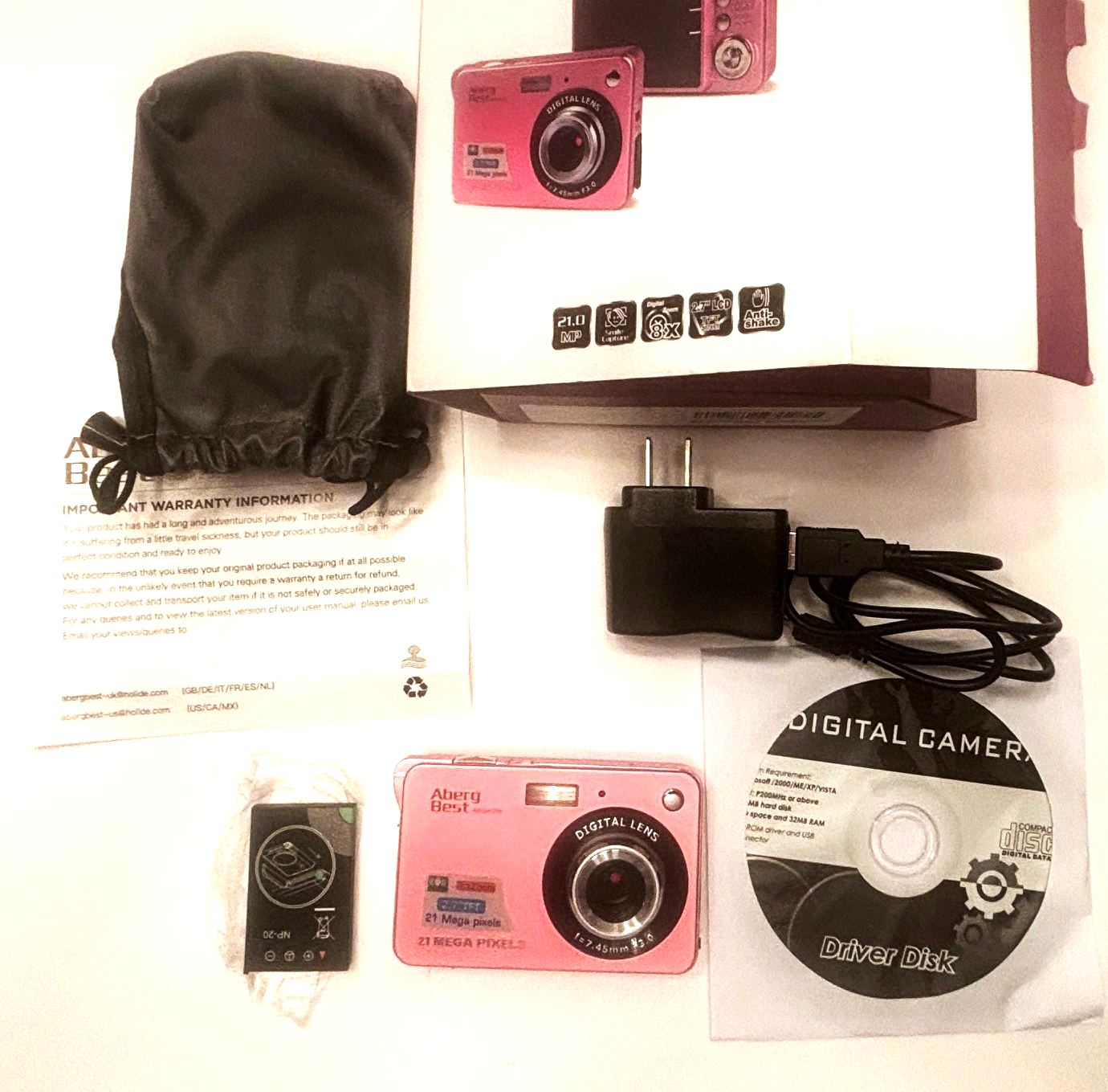 Aberg Best ABcam 218 2.1 MP Small Digital Camera