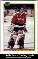 1990-91 Bowman Mike Liut #66 Washington Capitals NHL Hockey