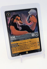 Lorcana - Scar - Finally King - Legendary 175/204 - Fabled NM