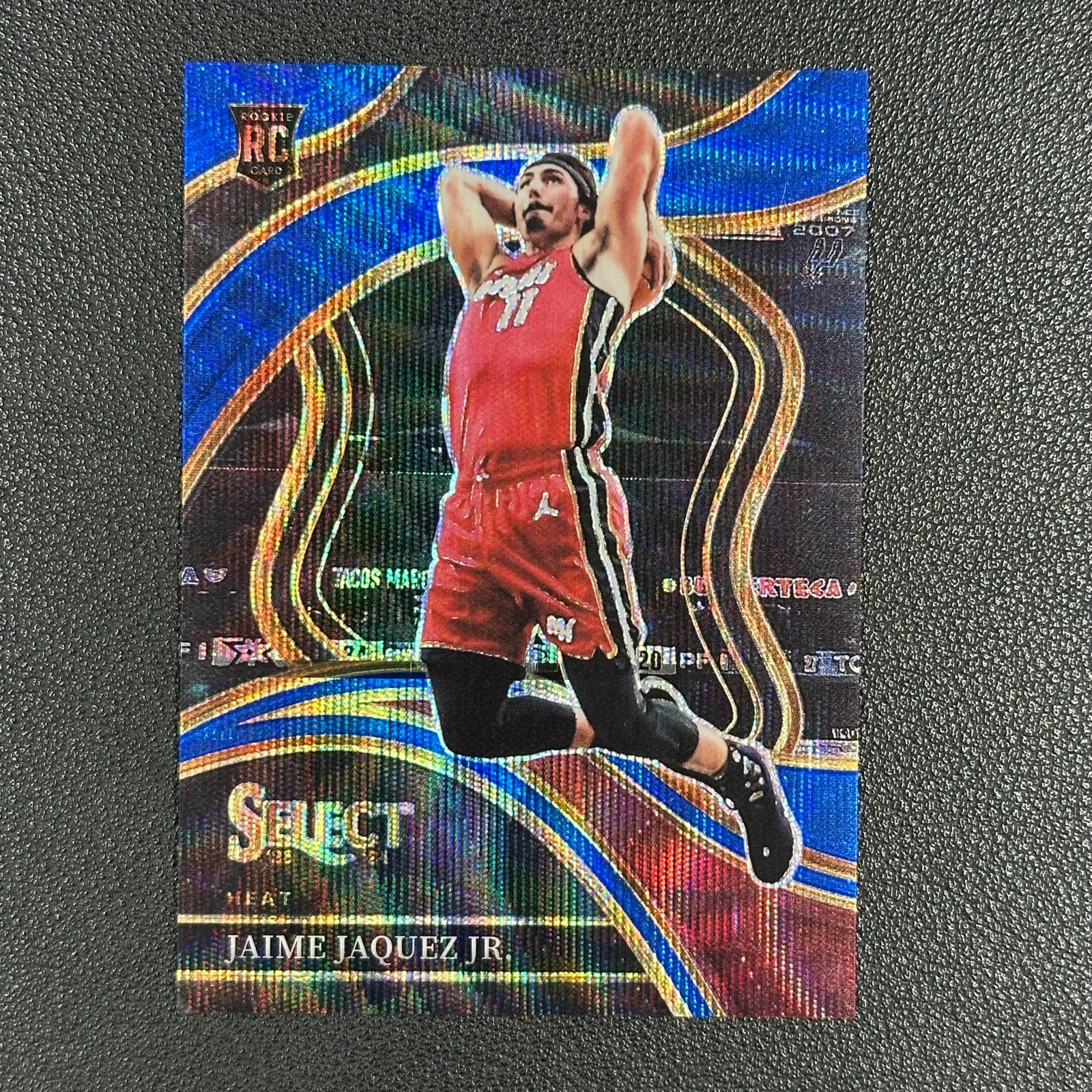 2023 Panini Select Courtside Jaime Jaquez Jr. RC Blue Wave Prizms /75#Z