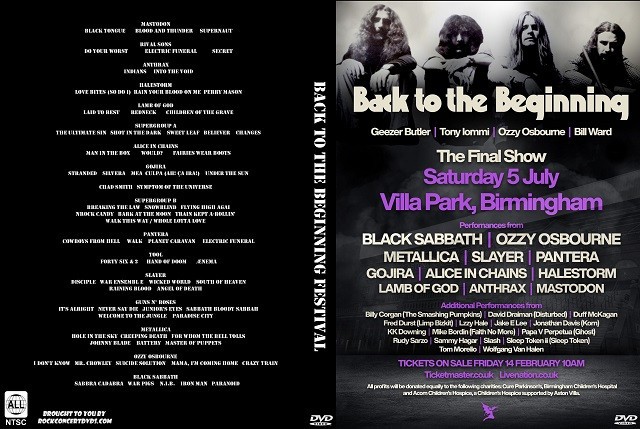 Back To The Beginning Festival Full Shows Black Sabbath