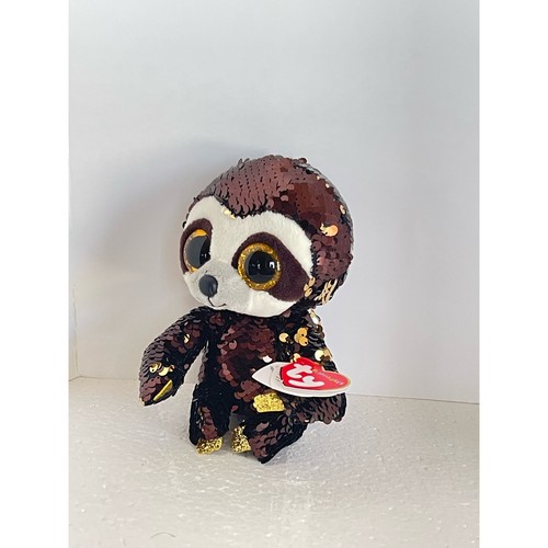 Ty Beanie Boos 6" DANGLER the Sloth Plush Stuffed Animal Sequins - Picture 2 of 7