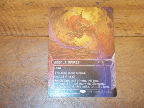 MTG Borderless Needle Spires x1 Rare EoE Low S&H Read Description