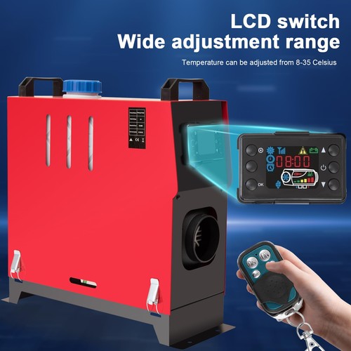 Calentador de Combustible 8KW 12V con Pantalla LCD y Funcionamiento Remoto, Ideal para Vehículos - Imagen 7 de 8
