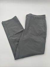 Dockers Men  s Tech Chino Slim Fit Pant 36X30 Grey MSRP 66.00