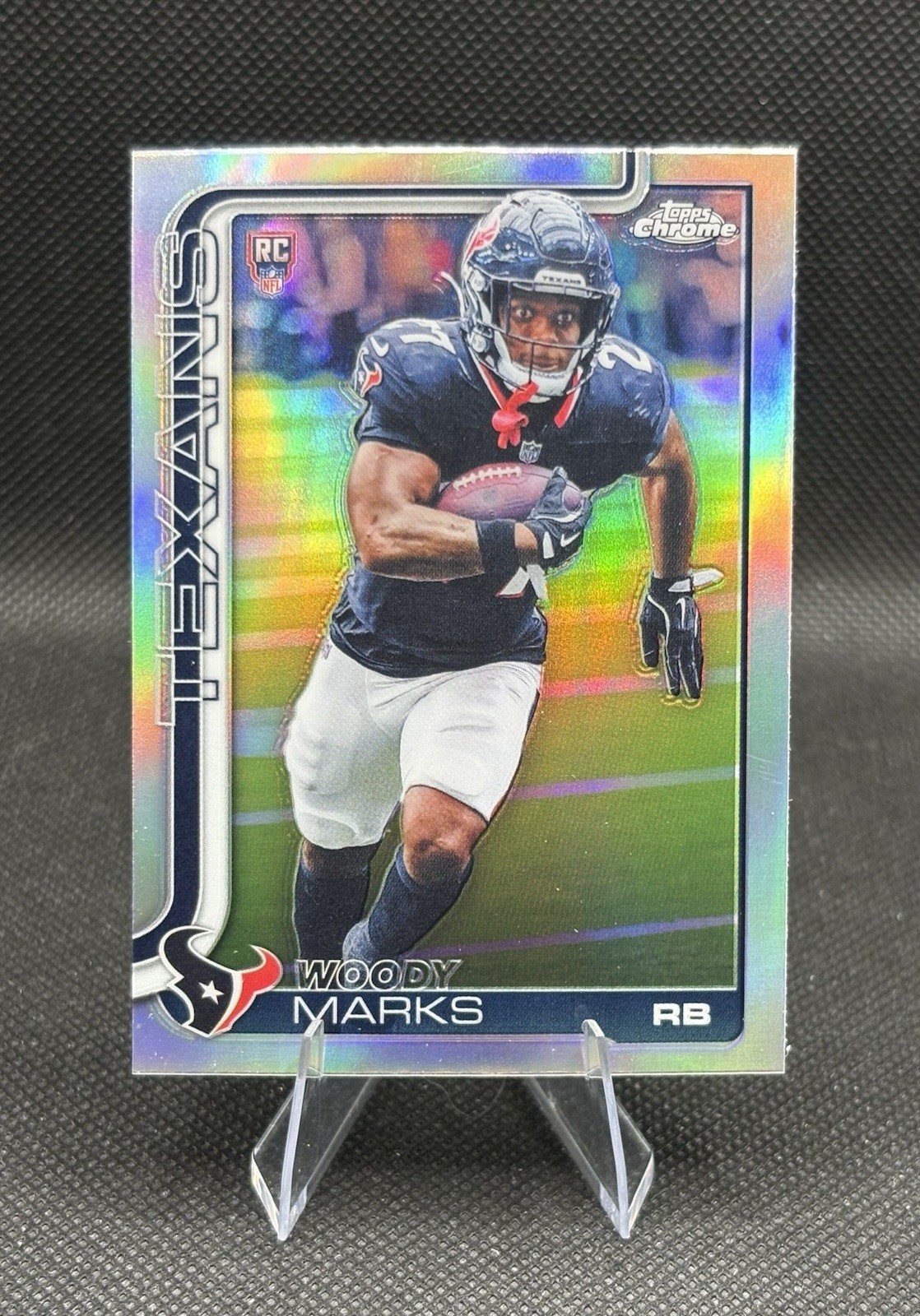 Woody Marks RC Rookie Refractor 2025 Topps Chrome #372 Houston Texans