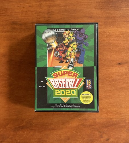 Super Baseball 2020 (Sega Genesis) Excellent Condition & Tested - Ships Fast