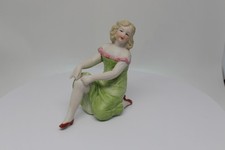 Figurine Bathing Beauty Sexy Art Deco-German Style Art Nouveau Style Porcelain