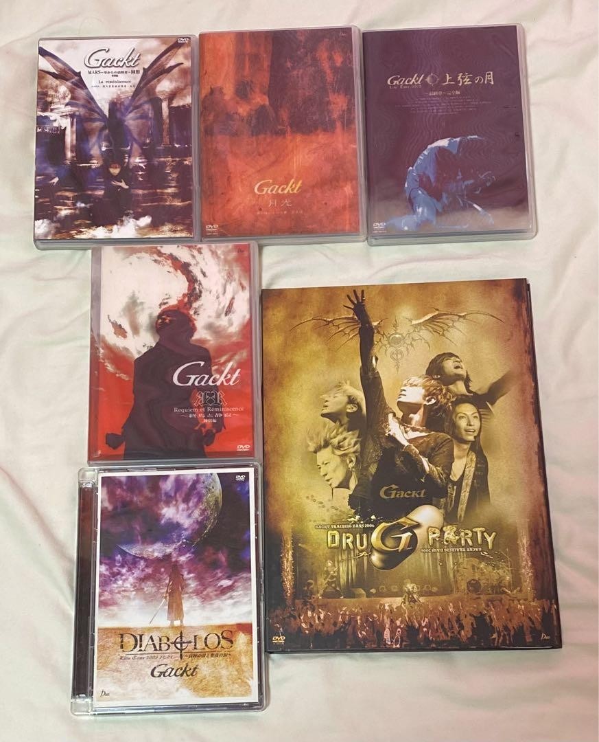 Gackt DVD6セット Gackt CD2点セット THE SIXTH SEVENTH DAY - メルカリ