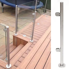 Glass Railing Post Stainless Steel Glass Balustrade Railing Post Glass Deck Rail
