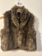 Polo Ralph Lauren Faux Fur Vest Girls Large 12-14