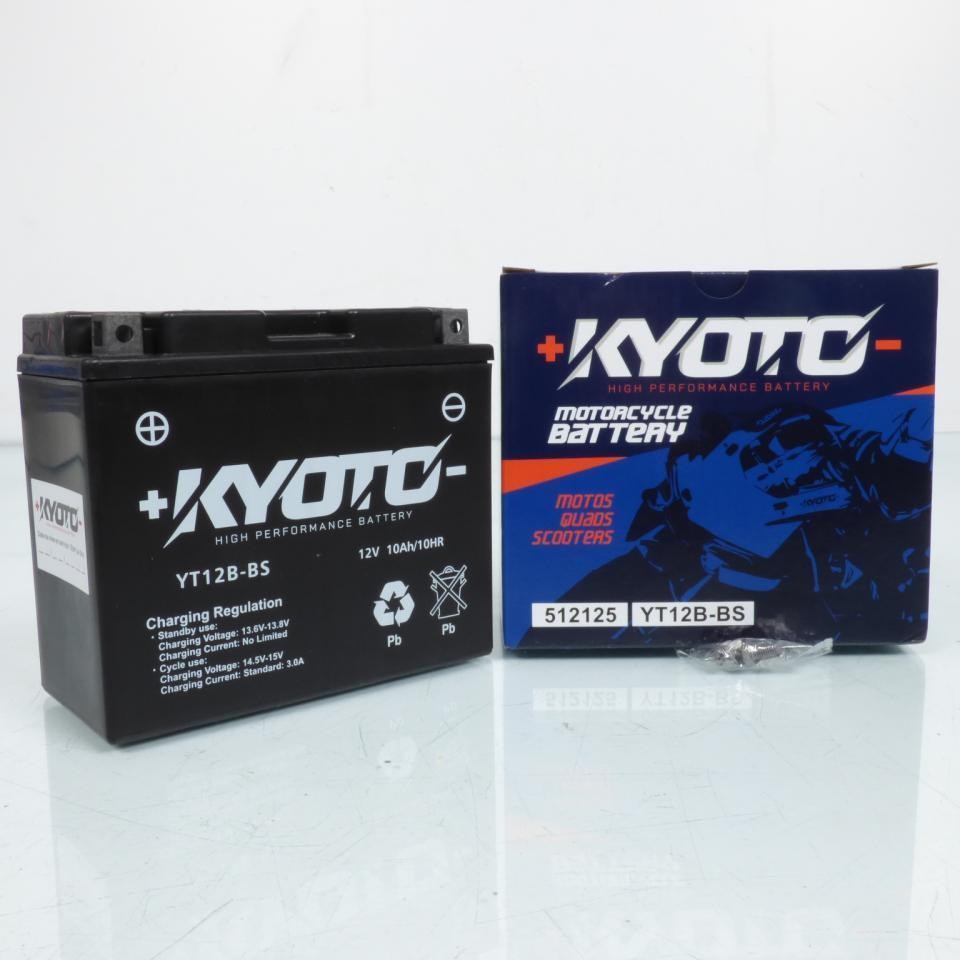 Batterie scooter YT12B-BS Kyoto SLA pour Aprilia 125 Sport City 2004-2013 12V