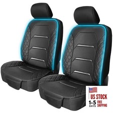 RGB LED Car Seat Protector with Remote 2 Pack   Color-Changing 2pc Seat Covers