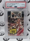 1988 Fournier Estrellas Michael Jordan Rules Card PSA 8 Chicago Bulls