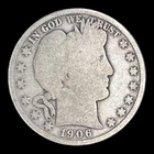 1906-D Barber Silver Half Dollar