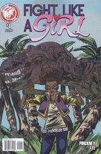 Fight Like A Girl #1 VF; Action Lab | Dinosaur Cover - w/Bag+Board