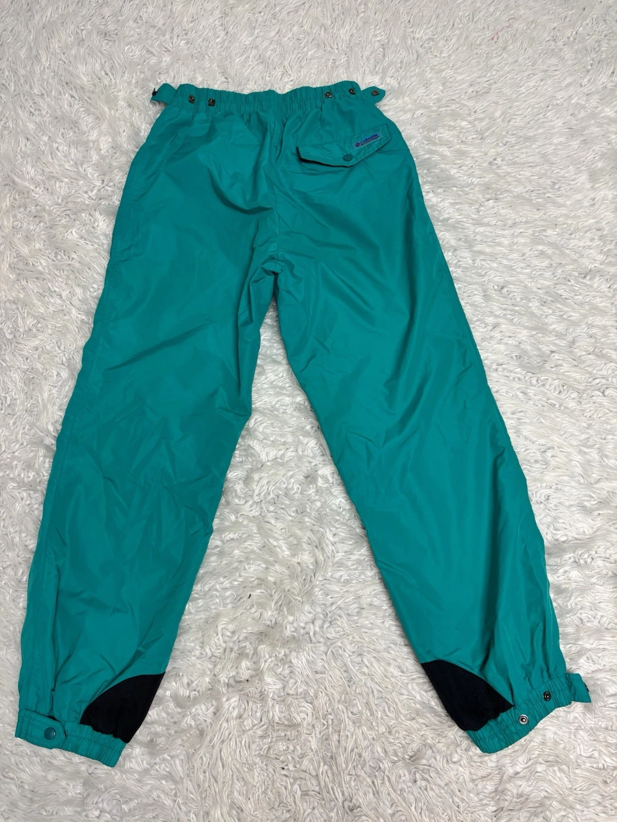Columbia Men’s Thin Snow /rain Pants Nylon Size M Great Condition
