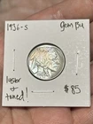 GEM BU 1936-S Buffalo Nickel With Amazing Toning!