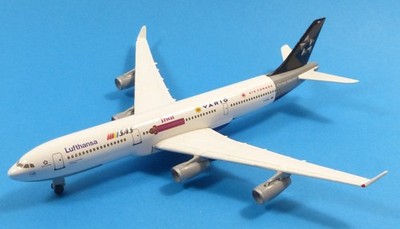 Herpa Wings 516556    Airbus A340-200 - Lufthansa Star Alliance  1:500