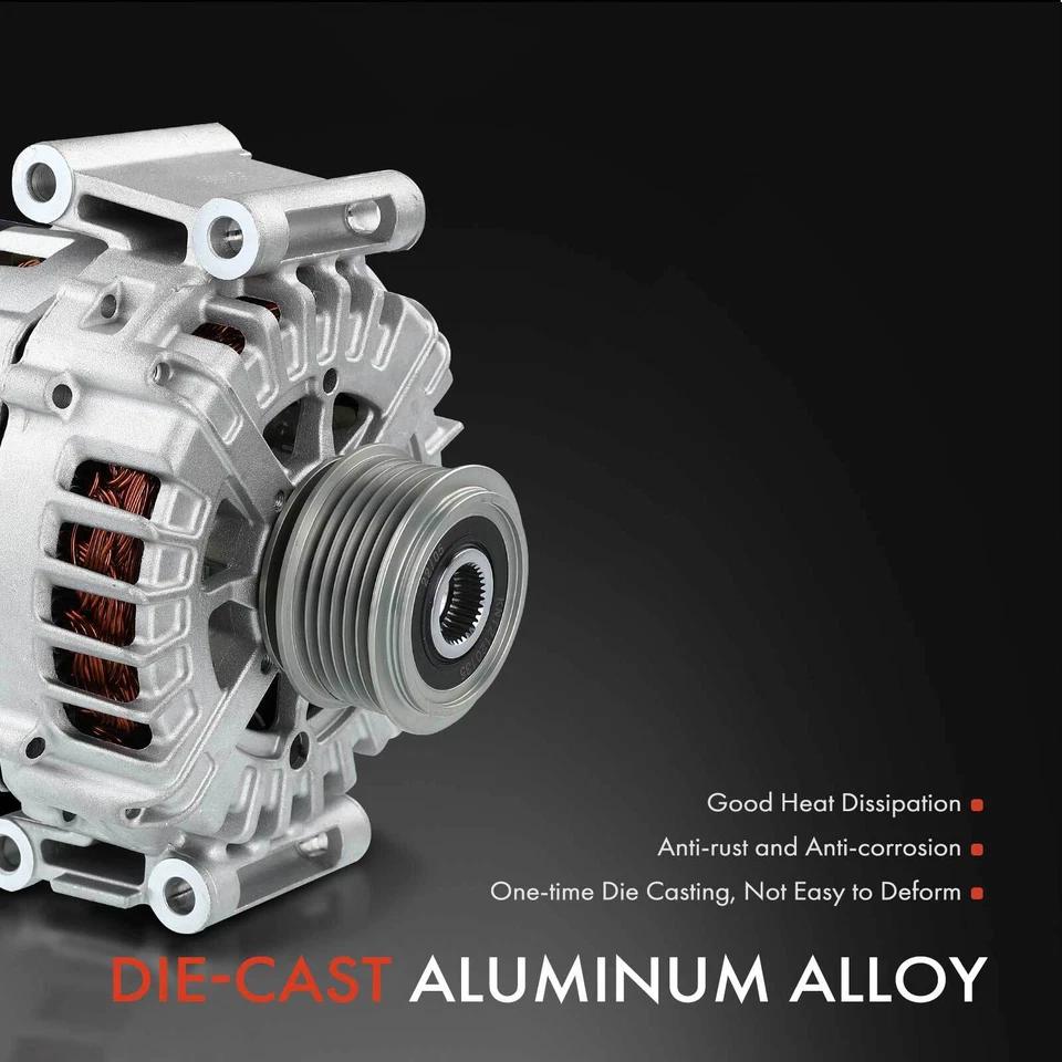 Генератор переменного тока для Audi Q5 S4 S5 SQ5 2013 2014-2017 V6 3,0 л 180 A/12 V CW 6 канавок - Изображение 4 из 4