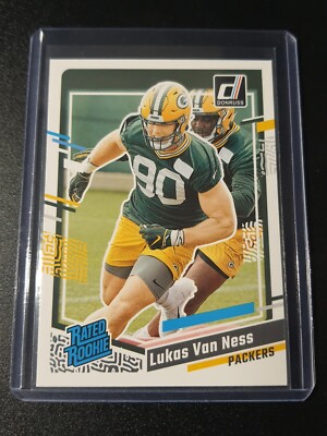 Lukas Van Ness - Donruss Football 2023 - Green Bay Packers - Rated Rookie