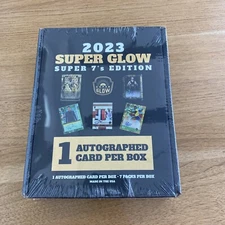 2023 Super Glow Super 7's Edition  1 Auto Per Box-7 Packs Per Box Factory Sealed