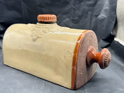 ANTIKE WÄRMFLASCHE TÜRSTOPPER AUS KERAMIK STEINZEUG OHNE VERKÖRPERUNG