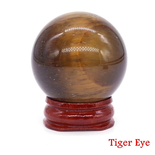 Natural Stone Crystal Ball Home Decor Healing Wicca GemstoneSphere Massage Globe - Picture 41 of 46