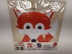 3 Sprouts Kids Storage Boxes Set of 2 Bins Fox Raccoon Animals New