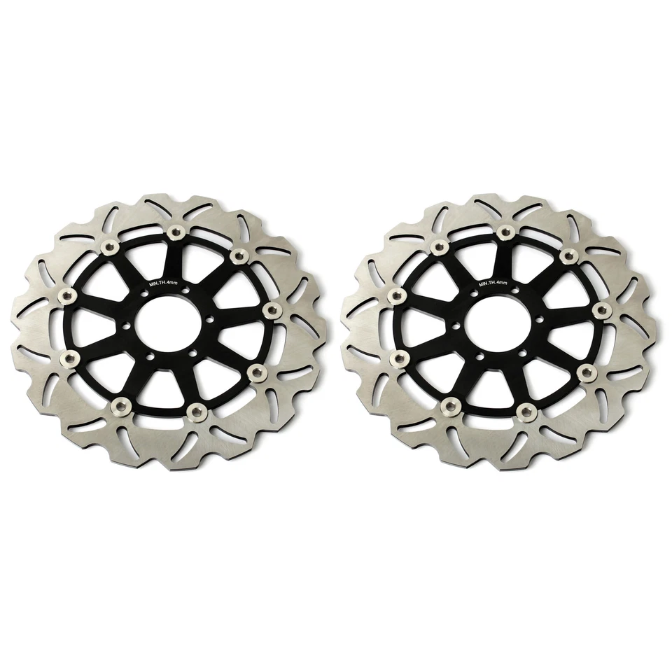 2x Disques de frein Avant pour YAMAHA FZS 600 98-03 FZR600 R 89-95 R1 Z250 97-20 - Photo 2/4