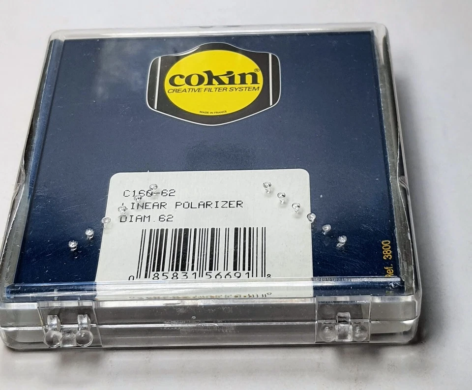 62mm Cokin Polarizer PL Glass Lens Filter PL 62 mm France Linear Polarizer 160 - Image 3 of 4