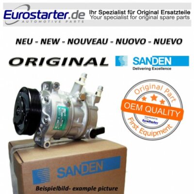 1*** Klimakompressor 24430319 Neu Original SANDEN für Gm