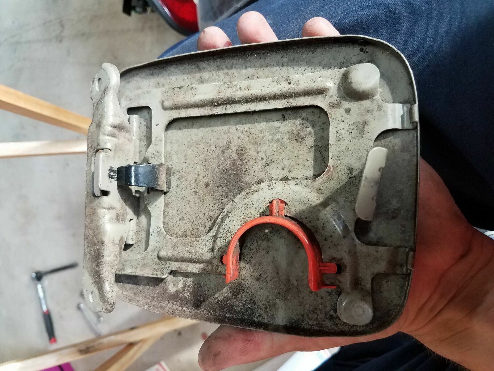 9801 Nissan Altima Fuel Door with Hinge Assembly eBay