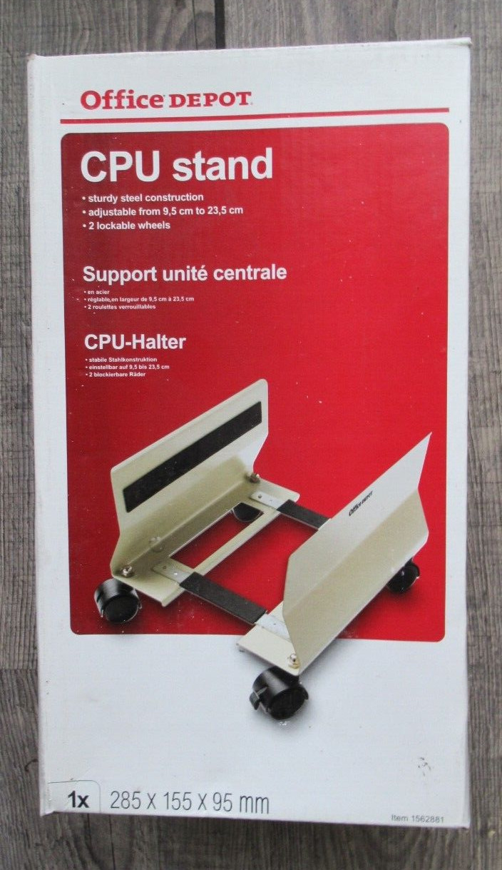 Support unité centrale réglable sous bureau pour un espace informatique épuré