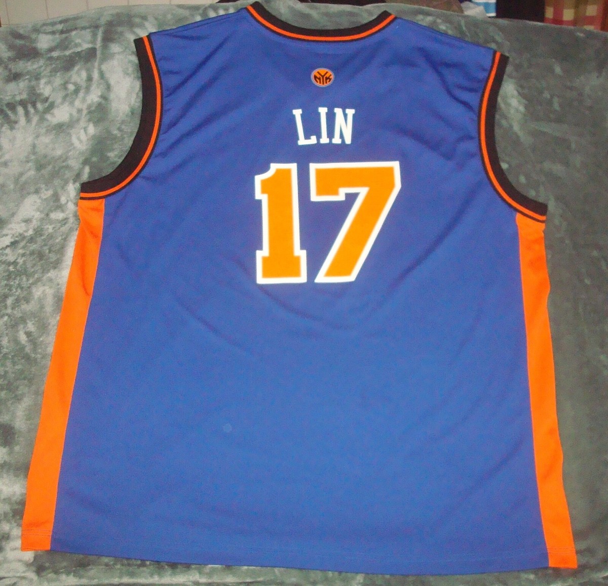 JEREMY LIN NEW YORK KNICKS #17 ADIDAS JERSEY 2XL NBA