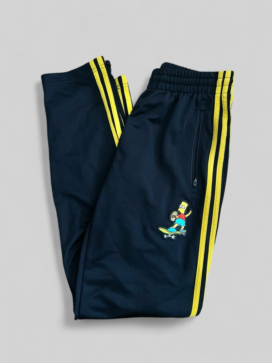 adidas バート・シンプソン ジャージ ADIDAS x THE SIMPSONS Firebird Black Yellow Track Jogger Pants