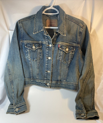 VTG 70's-80's Levi's Denim Type 3 Small e Trucker Denim Jacket Women's Size L