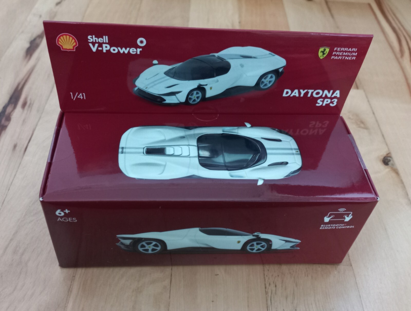 New Shell Bburago 1/41 Ferrari Daytona Collection Bluetooth remote