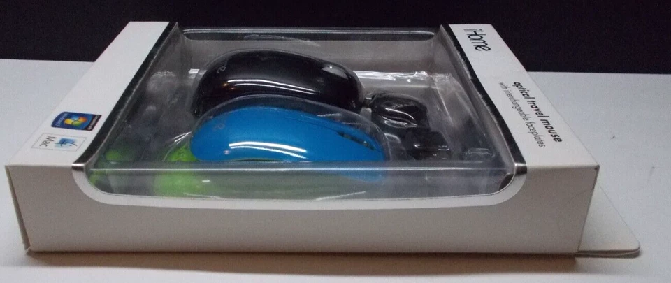 iHome Optical Travel Mouse 2013 Interchangeable Faceplates Retractable Cord Mini - Image 3 of 3
