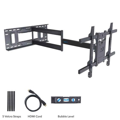 Full Motion TV Wall Mount with Extra Long Extension for 40 in. to 80 in. Screen