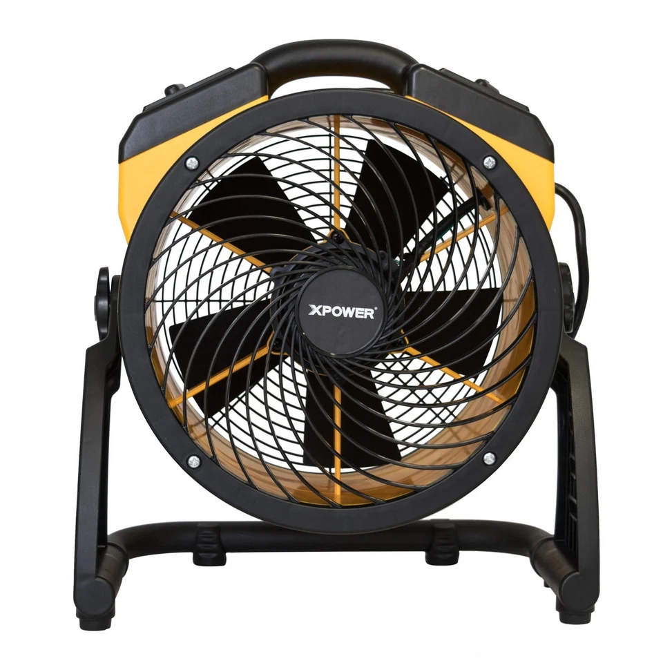 Ventilador utilitario portátil XPOWER FC-100 de 11" de diámetro de alta velocidad, circulador de aire Foto 2 de 4