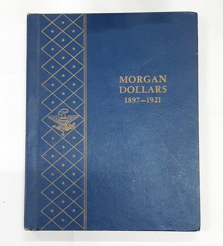 Whitman Deluxe Used Empty Coin Album For Morgan Dollars 1897-1921-#9429